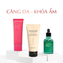 Combo làm sạch, dưỡng ẩm, chống nắng Mirum